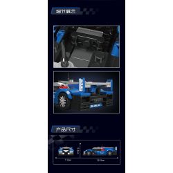 MouldKing 27074 Mould King 27074 XE ĐUA SỨC BỀN PEUGEOT 908RC bộ đồ chơi xếp lắp ráp ghép mô hình Racers Đua Tốc Độ 353 khối