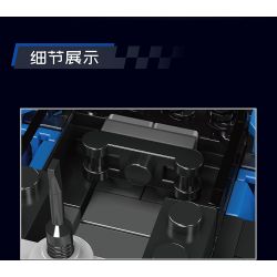 MouldKing 27074 Mould King 27074 XE ĐUA SỨC BỀN PEUGEOT 908RC bộ đồ chơi xếp lắp ráp ghép mô hình Racers Đua Tốc Độ 353 khối