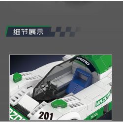 MouldKing 27073 Mould King 27073 XE ĐUA SỨC BỀN MAZDA 787B bộ đồ chơi xếp lắp ráp ghép mô hình Racers Đua Tốc Độ 325 khối