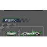 MouldKing 27073 Mould King 27073 XE ĐUA SỨC BỀN MAZDA 787B bộ đồ chơi xếp lắp ráp ghép mô hình Racers Đua Tốc Độ 325 khối