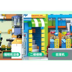 JIESTAR 89117 CỬA HÀNG TIỆN LỢI GIA ĐÌNH bộ đồ chơi xếp lắp ráp ghép mô hình Creator FAMILY SHOP Sáng Tạo 1310 khối JIESTAR 89117 CỬA HÀNG TIỆN LỢI GIA ĐÌNH bộ đồ chơi xếp lắp ráp ghép mô hình Creator FAMILY SHOP Sáng Tạo 1310 khối