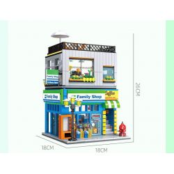 JIESTAR 89117 CỬA HÀNG TIỆN LỢI GIA ĐÌNH bộ đồ chơi xếp lắp ráp ghép mô hình Creator FAMILY SHOP Sáng Tạo 1310 khối JIESTAR 89117 CỬA HÀNG TIỆN LỢI GIA ĐÌNH bộ đồ chơi xếp lắp ráp ghép mô hình Creator FAMILY SHOP Sáng Tạo 1310 khối