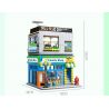 JIESTAR 89117 CỬA HÀNG TIỆN LỢI GIA ĐÌNH bộ đồ chơi xếp lắp ráp ghép mô hình Creator FAMILY SHOP Sáng Tạo 1310 khối