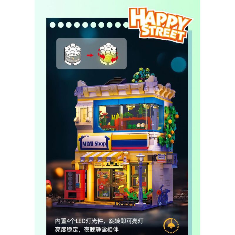 JIESTAR 89116 CỬA HÀNG TIỆN LỢI MINI bộ đồ chơi xếp lắp ráp ghép mô hình Creator MINI SHOP Sáng Tạo 1389 khối JIESTAR 89116 CỬA HÀNG TIỆN LỢI MINI bộ đồ chơi xếp lắp ráp ghép mô hình Creator MINI SHOP Sáng Tạo 1389 khối