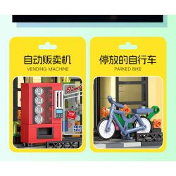 JIESTAR 89116 CỬA HÀNG TIỆN LỢI MINI bộ đồ chơi xếp lắp ráp ghép mô hình Creator MINI SHOP Sáng Tạo 1389 khối JIESTAR 89116 CỬA HÀNG TIỆN LỢI MINI bộ đồ chơi xếp lắp ráp ghép mô hình Creator MINI SHOP Sáng Tạo 1389 khối