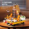 JIESTAR JJ9135 9135 GIÀN KHOAN DẦU NGOÀI KHƠI bộ đồ chơi xếp lắp ráp ghép mô hình Creator BLUE WHALE I Sáng Tạo 3271 khối