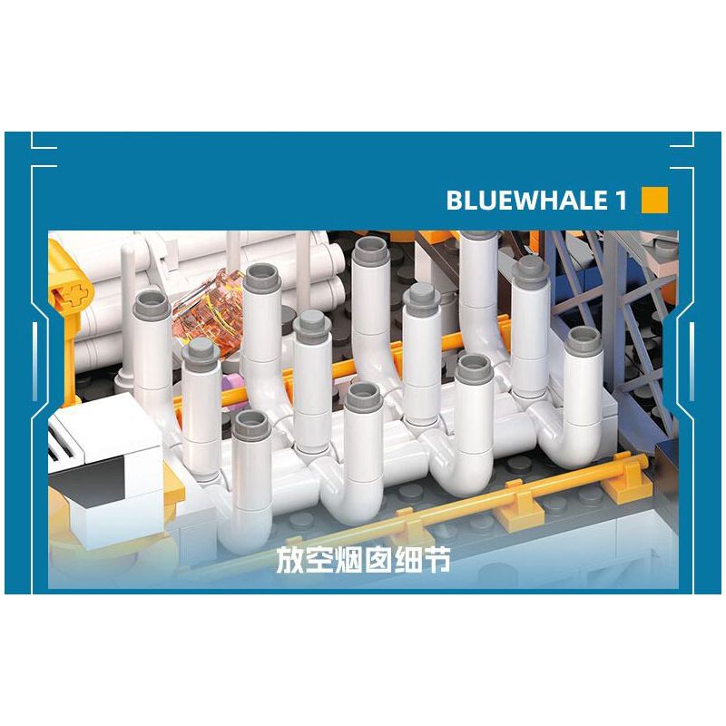 JIESTAR JJ9135 9135 GIÀN KHOAN DẦU NGOÀI KHƠI bộ đồ chơi xếp lắp ráp ghép mô hình Creator BLUE WHALE I Sáng Tạo 3271 khối