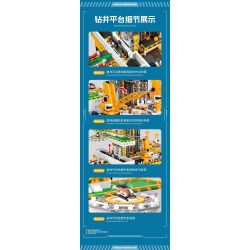 JIESTAR JJ9135 9135 GIÀN KHOAN DẦU NGOÀI KHƠI bộ đồ chơi xếp lắp ráp ghép mô hình Creator BLUE WHALE I Sáng Tạo 3271 khối