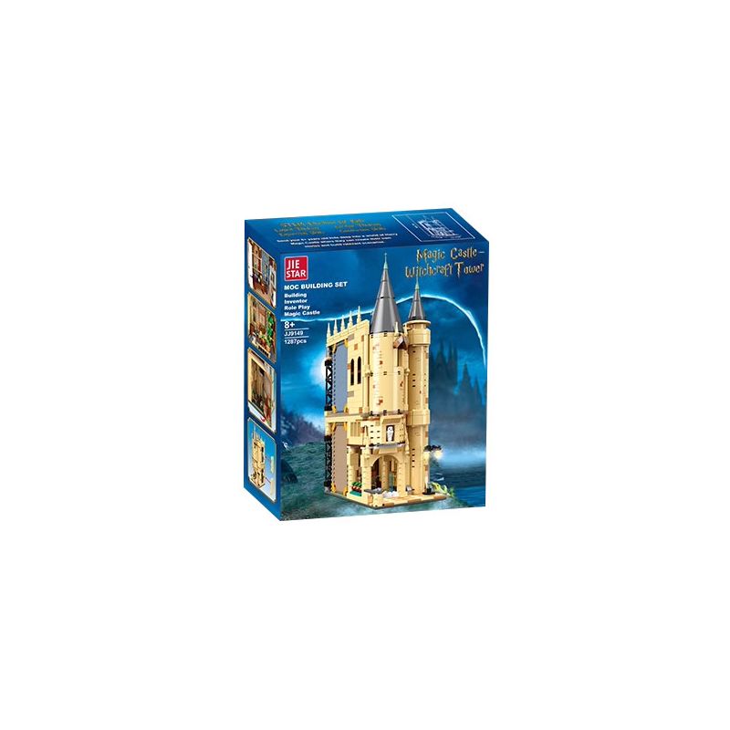 JIESTAR JJ9149 9149 LÂU ĐÀI MA THUẬT bộ đồ chơi xếp lắp ráp ghép mô hình Harry Potter MAGIC CASTLE Chú Bé Phù Thủy 1287 khối