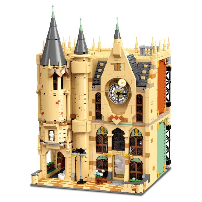 JIESTAR JJ9148 9148 LÂU ĐÀI PHÉP THUẬT THÁP CHUÔNG bộ đồ chơi xếp lắp ráp ghép mô hình Harry Potter MAGIC CASTLE Chú Bé Phù Thủy 1255 khối