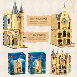 JIESTAR JJ9148 9148 LÂU ĐÀI PHÉP THUẬT THÁP CHUÔNG bộ đồ chơi xếp lắp ráp ghép mô hình Harry Potter MAGIC CASTLE Chú Bé Phù Thủy 1255 khối