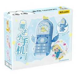 WEKKI 519012 CÔNG CHÚA TRONG MƠ ĐIỆN THOẠI DI ĐỘNG STAR DREAM PRINCESS NHỎ MÀU XANH MA THUẬT bộ đồ chơi xếp lắp ráp ghép mô hình Girl Con Gái