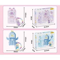 WEKKI 519012 CÔNG CHÚA TRONG MƠ ĐIỆN THOẠI DI ĐỘNG STAR DREAM PRINCESS NHỎ MÀU XANH MA THUẬT bộ đồ chơi xếp lắp ráp ghép mô hình Girl Con Gái