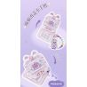 WEKKI 519011 CÔNG CHÚA TRONG MƠ ĐIỆN THOẠI DI ĐỘNG YUNMENG NHỎ MA THUẬT MÀU TÍM bộ đồ chơi xếp lắp ráp ghép mô hình Girl Con Gái