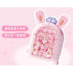 WEKKI 519010 CÔNG CHÚA TRONG MƠ ĐIỆN THOẠI DI ĐỘNG CỦA MÀU VÀNG MAGIC NHỎ bộ đồ chơi xếp lắp ráp ghép mô hình Girl Con Gái