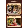 WEKKI 516159 CHỈ DÀNH CHO GIÁNG SINH HIỂN THỊ CỬA SỔ bộ đồ chơi xếp lắp ráp ghép mô hình Creator Sáng Tạo