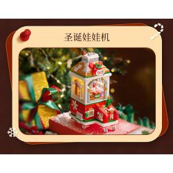 WEKKI 516159 CHỈ DÀNH CHO GIÁNG SINH HIỂN THỊ CỬA SỔ bộ đồ chơi xếp lắp ráp ghép mô hình Creator Sáng Tạo