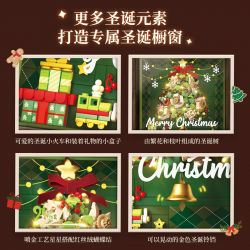 WEKKI 516159 CHỈ DÀNH CHO GIÁNG SINH HIỂN THỊ CỬA SỔ bộ đồ chơi xếp lắp ráp ghép mô hình Creator Sáng Tạo