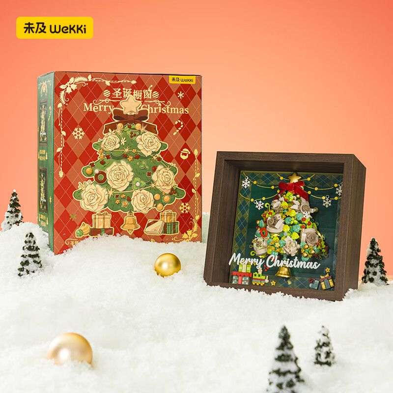 WEKKI 516159 CHỈ DÀNH CHO GIÁNG SINH HIỂN THỊ CỬA SỔ bộ đồ chơi xếp lắp ráp ghép mô hình Creator Sáng Tạo