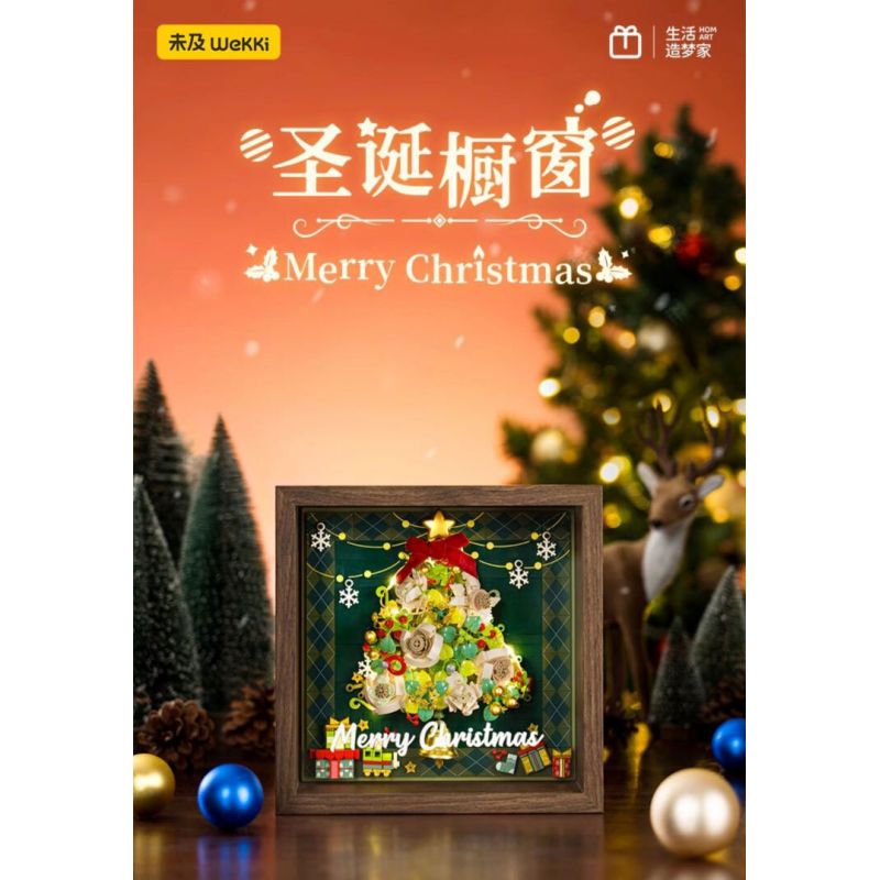 WEKKI 516159 CHỈ DÀNH CHO GIÁNG SINH HIỂN THỊ CỬA SỔ bộ đồ chơi xếp lắp ráp ghép mô hình Creator Sáng Tạo