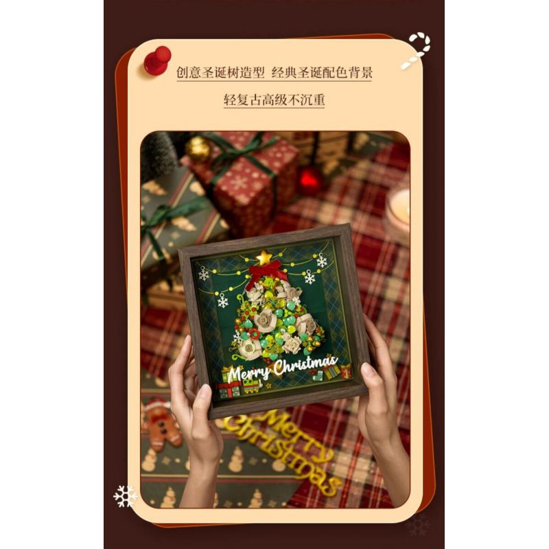 WEKKI 516159 CHỈ DÀNH CHO GIÁNG SINH HIỂN THỊ CỬA SỔ bộ đồ chơi xếp lắp ráp ghép mô hình Creator Sáng Tạo