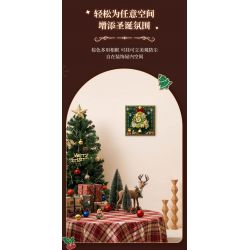 WEKKI 516159 CHỈ DÀNH CHO GIÁNG SINH HIỂN THỊ CỬA SỔ bộ đồ chơi xếp lắp ráp ghép mô hình Creator Sáng Tạo