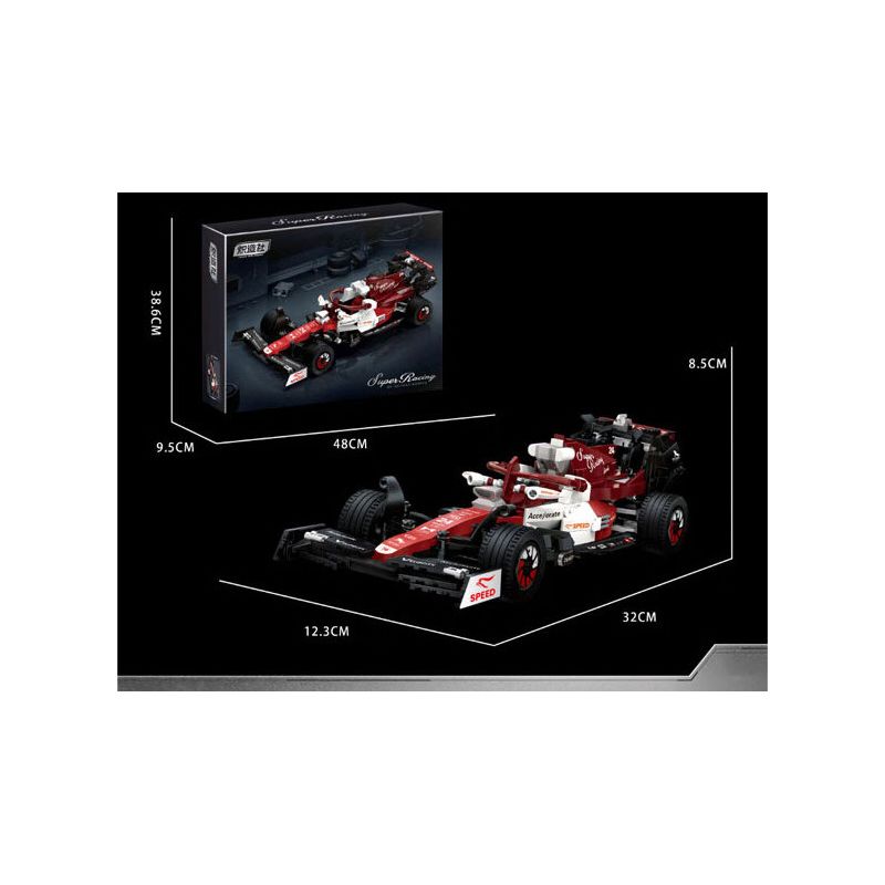 KOZOSHA 2218 CUỘC ĐUA F1 bộ đồ chơi xếp lắp ráp ghép mô hình Racers SUPER RACING Đua Tốc Độ 623 khối