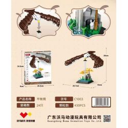 WOMA C1003 1003 ĐẠI BÀNG CÂN BẰNG bộ đồ chơi xếp lắp ráp ghép mô hình BALANCE EAGLE 430 khối