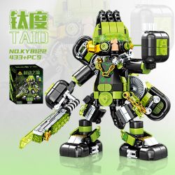 Kazi KY8122 8122 DÒNG CHẢY CƠ HỌC TITAN bộ đồ chơi xếp lắp ráp ghép mô hình TAID 433 khối