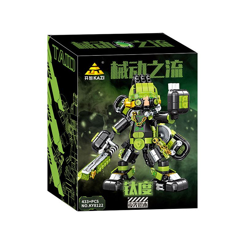 Kazi KY8122 8122 DÒNG CHẢY CƠ HỌC TITAN bộ đồ chơi xếp lắp ráp ghép mô hình TAID 433 khối