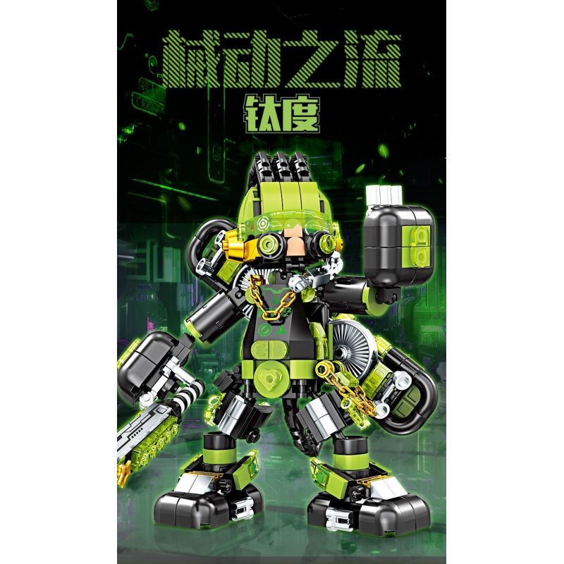 Kazi KY8122 8122 DÒNG CHẢY CƠ HỌC TITAN bộ đồ chơi xếp lắp ráp ghép mô hình TAID 433 khối