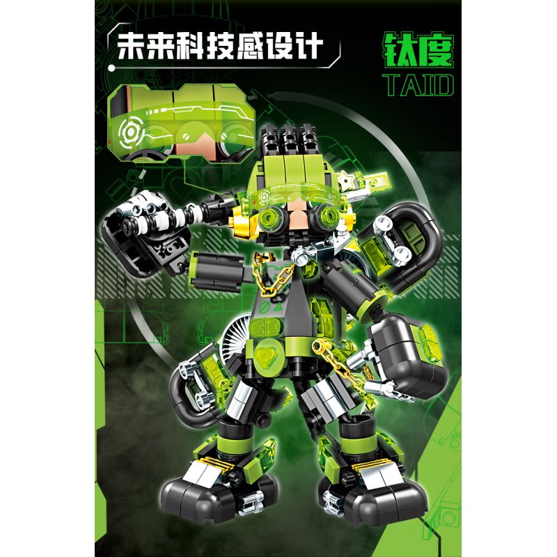 Kazi KY8122 8122 DÒNG CHẢY CƠ HỌC TITAN bộ đồ chơi xếp lắp ráp ghép mô hình TAID 433 khối