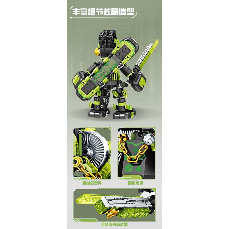 Kazi KY8122 8122 DÒNG CHẢY CƠ HỌC TITAN bộ đồ chơi xếp lắp ráp ghép mô hình TAID 433 khối