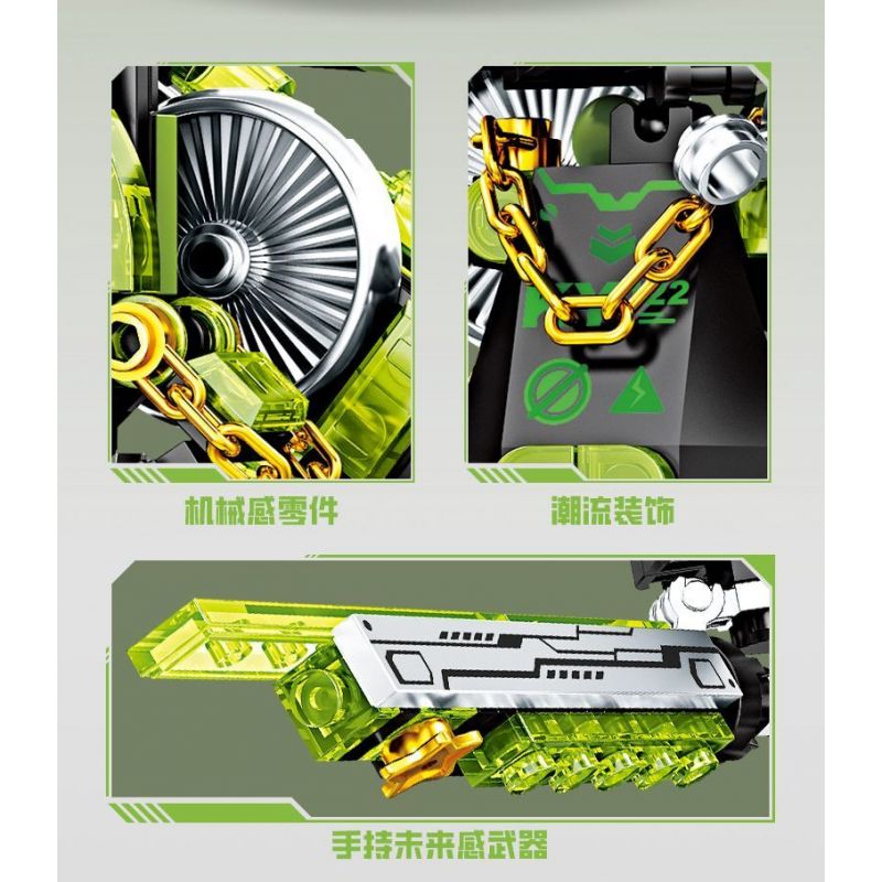 Kazi KY8122 8122 DÒNG CHẢY CƠ HỌC TITAN bộ đồ chơi xếp lắp ráp ghép mô hình TAID 433 khối