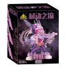 Kazi KY8121 8121 DÒNG CƠ HỌC ĐÈN NEON PHÁT SÁNG bộ đồ chơi xếp lắp ráp ghép mô hình 420 khối