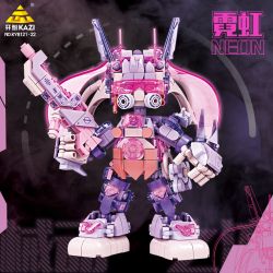 Kazi KY8121 8121 DÒNG CƠ HỌC ĐÈN NEON PHÁT SÁNG bộ đồ chơi xếp lắp ráp ghép mô hình 420 khối