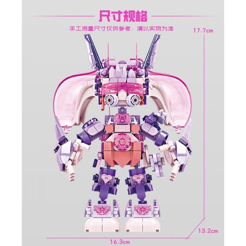 Kazi KY8121 8121 DÒNG CƠ HỌC ĐÈN NEON PHÁT SÁNG bộ đồ chơi xếp lắp ráp ghép mô hình 420 khối