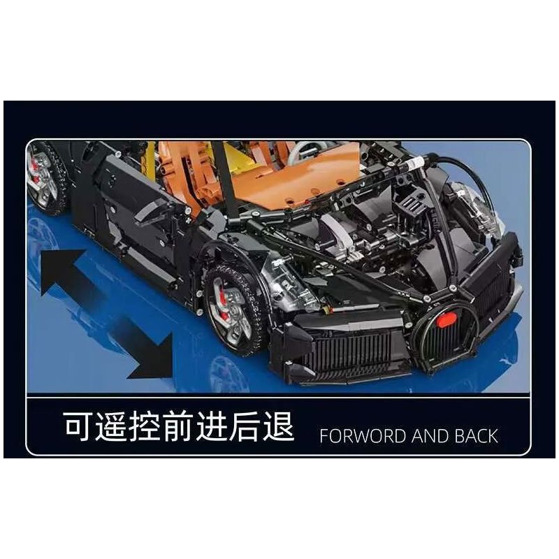 LEIMAO H1123 1123 ÂM THANH CỦA ĐÊM TỐI 1:10 bộ đồ chơi xếp lắp ráp ghép mô hình Technic Kỹ Thuật Công Nghệ Cao Mô Hình Phương Tiện 1949 khối