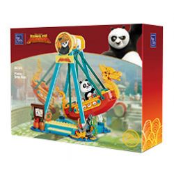 PANTASY 86516 CUỘC PHIÊU LƯU CỦA KUNG FU PANDA CON TÀU CƯỚP BIỂN bộ đồ chơi xếp lắp ráp ghép mô hình Movie & Game Phim Và Trò Chơi 500 khối