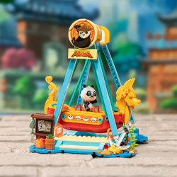 PANTASY 86516 CUỘC PHIÊU LƯU CỦA KUNG FU PANDA CON TÀU CƯỚP BIỂN bộ đồ chơi xếp lắp ráp ghép mô hình Movie & Game Phim Và Trò Chơi 500 khối