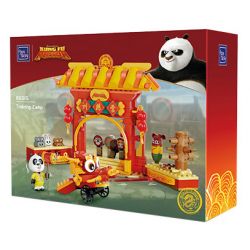 PANTASY 86515 CUỘC PHIÊU LƯU CỦA KUNG FU PANDA TRẠI HUẤN LUYỆN bộ đồ chơi xếp lắp ráp ghép mô hình Movie & Game Phim Và Trò Chơi 500 khối