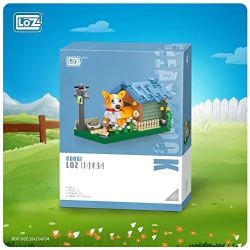 LOZ 1256 CORGI bộ đồ chơi xếp lắp ráp ghép mô hình 534 khối