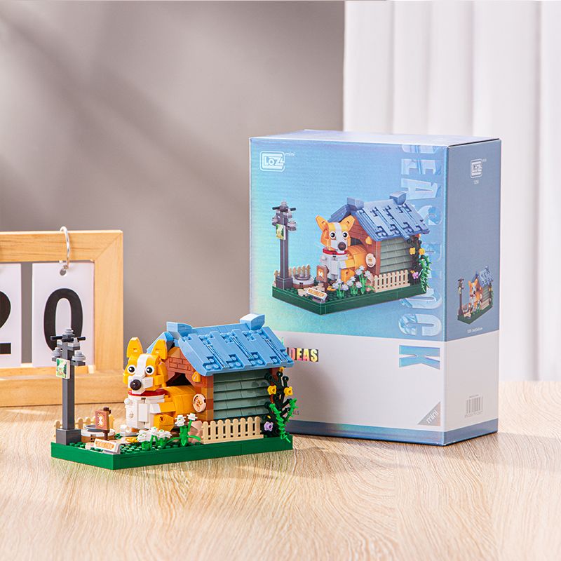 LOZ 1256 CORGI bộ đồ chơi xếp lắp ráp ghép mô hình 534 khối