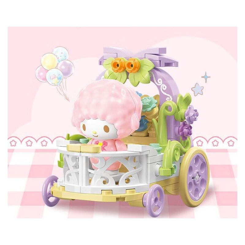 TOP TOY TC1724 1724 GIA ĐÌNH SANRIO MÔ HÌNH HẠM ĐỘI 6 NHỎ ĐÁNG NGẠC NHIÊN bộ đồ chơi xếp lắp ráp ghép mô hình Movie & Game SANRIO CHARACTERS Phim Và Trò Chơi