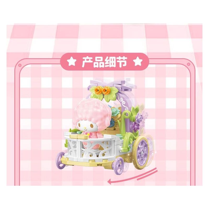 TOP TOY TC1724 1724 GIA ĐÌNH SANRIO MÔ HÌNH HẠM ĐỘI 6 NHỎ ĐÁNG NGẠC NHIÊN bộ đồ chơi xếp lắp ráp ghép mô hình Movie & Game SANRIO CHARACTERS Phim Và Trò Chơi