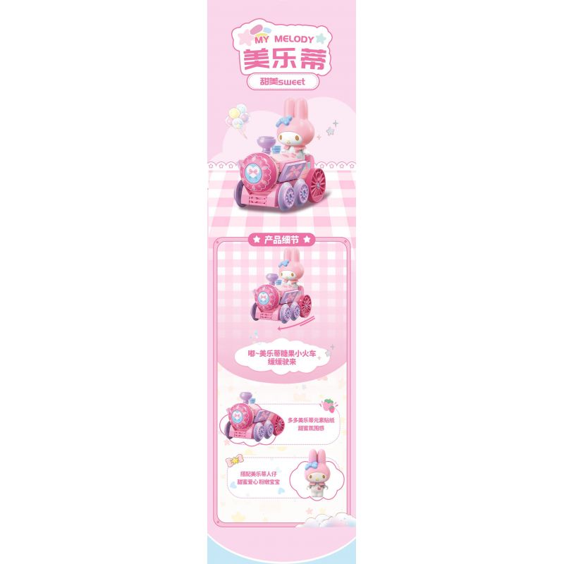 TOP TOY TC1724 1724 GIA ĐÌNH SANRIO MÔ HÌNH HẠM ĐỘI 6 NHỎ ĐÁNG NGẠC NHIÊN bộ đồ chơi xếp lắp ráp ghép mô hình Movie & Game SANRIO CHARACTERS Phim Và Trò Chơi