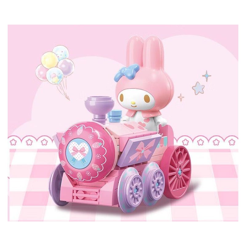 TOP TOY TC1724 1724 GIA ĐÌNH SANRIO MÔ HÌNH HẠM ĐỘI 6 NHỎ ĐÁNG NGẠC NHIÊN bộ đồ chơi xếp lắp ráp ghép mô hình Movie & Game SANRIO CHARACTERS Phim Và Trò Chơi