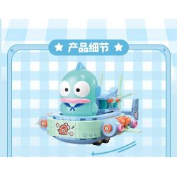TOP TOY TC1724 1724 GIA ĐÌNH SANRIO MÔ HÌNH HẠM ĐỘI 6 NHỎ ĐÁNG NGẠC NHIÊN bộ đồ chơi xếp lắp ráp ghép mô hình Movie & Game SANRIO CHARACTERS Phim Và Trò Chơi