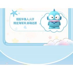 TOP TOY TC1724 1724 GIA ĐÌNH SANRIO MÔ HÌNH HẠM ĐỘI 6 NHỎ ĐÁNG NGẠC NHIÊN bộ đồ chơi xếp lắp ráp ghép mô hình Movie & Game SANRIO CHARACTERS Phim Và Trò Chơi