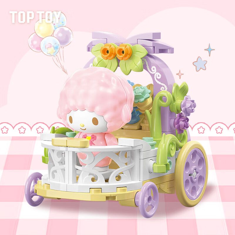 TOP TOY TC1724 1724 GIA ĐÌNH SANRIO MÔ HÌNH HẠM ĐỘI 6 NHỎ ĐÁNG NGẠC NHIÊN bộ đồ chơi xếp lắp ráp ghép mô hình Movie & Game SANRIO CHARACTERS Phim Và Trò Chơi